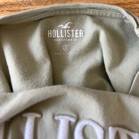 Hollister Green Embroidered Shirt - S - Picture 3 of 3